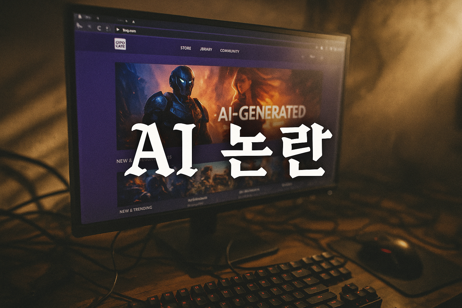 GOG, AI 배너 광고 논란에 '실수였다'고 해명... 그런데 유저들 반응은 '발칵'