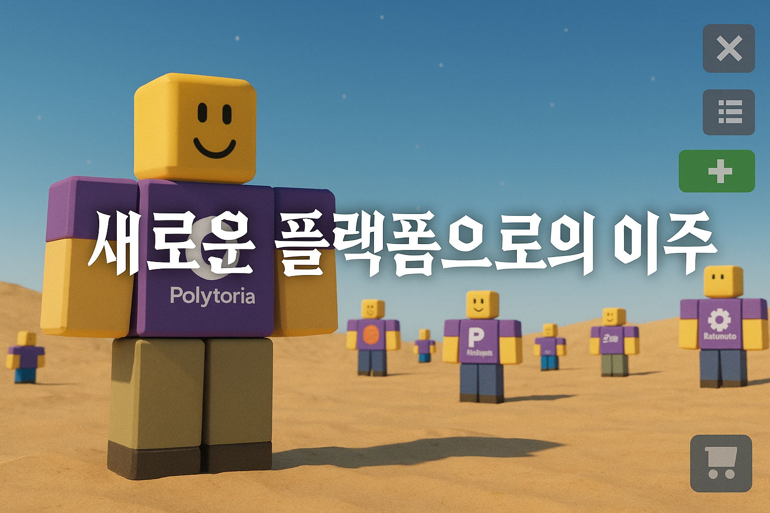 로블록스 유저들, 대안 플랫폼 '폴리토리아'로 갈아탈까 고민중