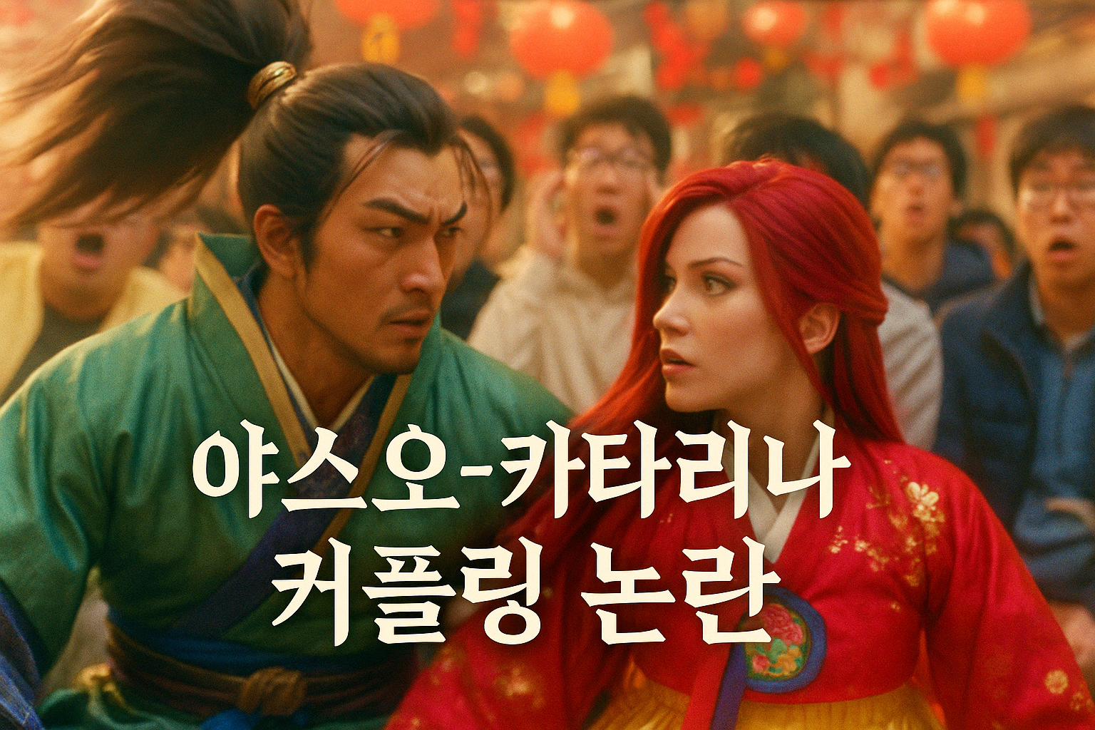 야스오-카타리나 커플링에 롤 팬들 발칵 뒤집혔다