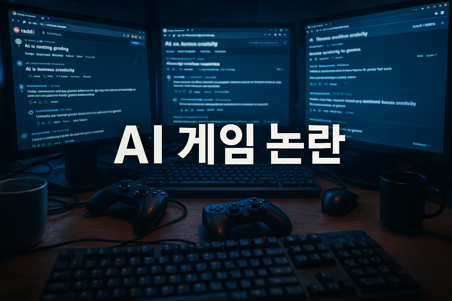 AI 게임 없는 게 없다고? 개발자들 AI 남용 논란에 게이머들 발칵