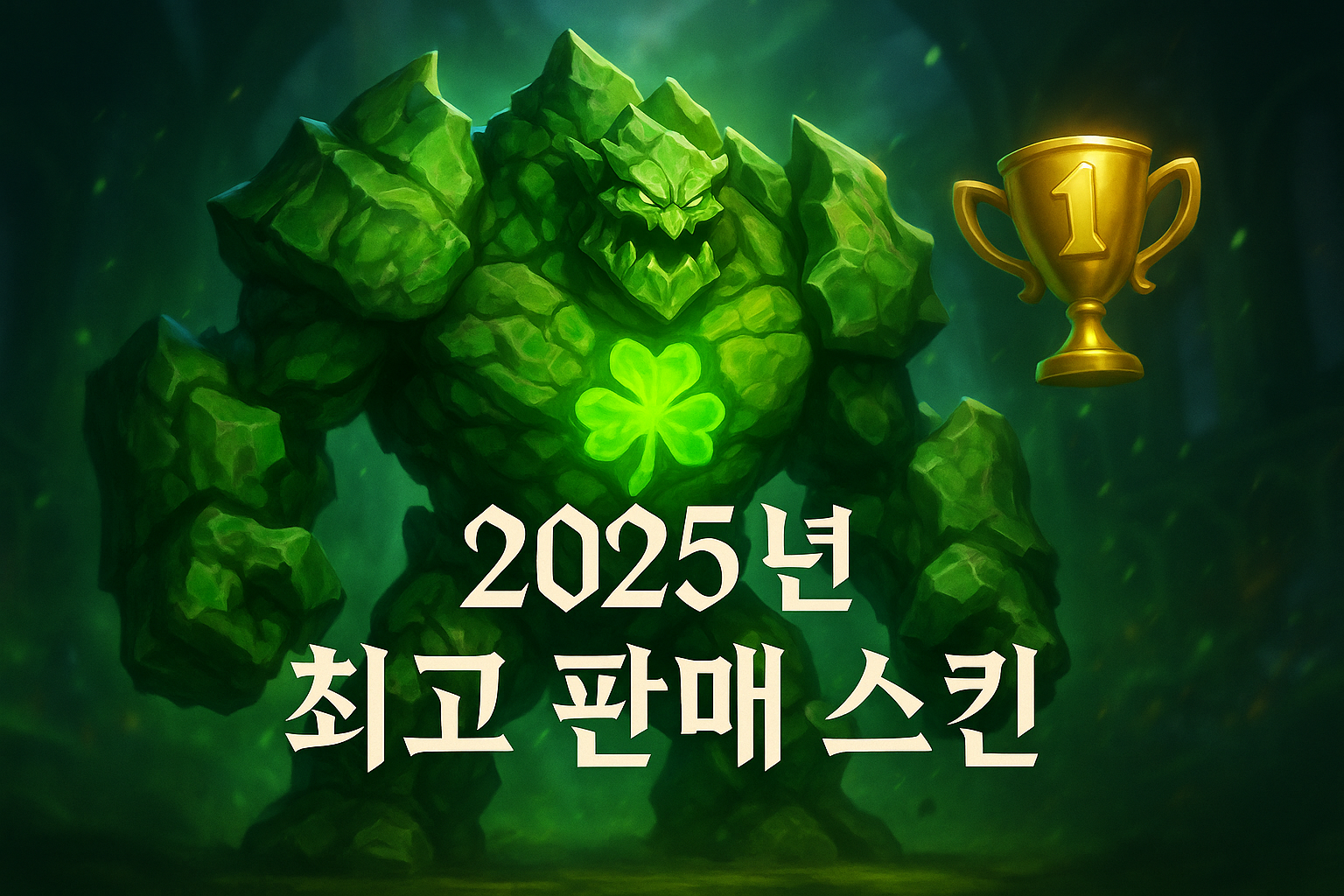샴록 맬파이트가 중국 롤 서버 2025년 최고 판매 스킨 1위 차지