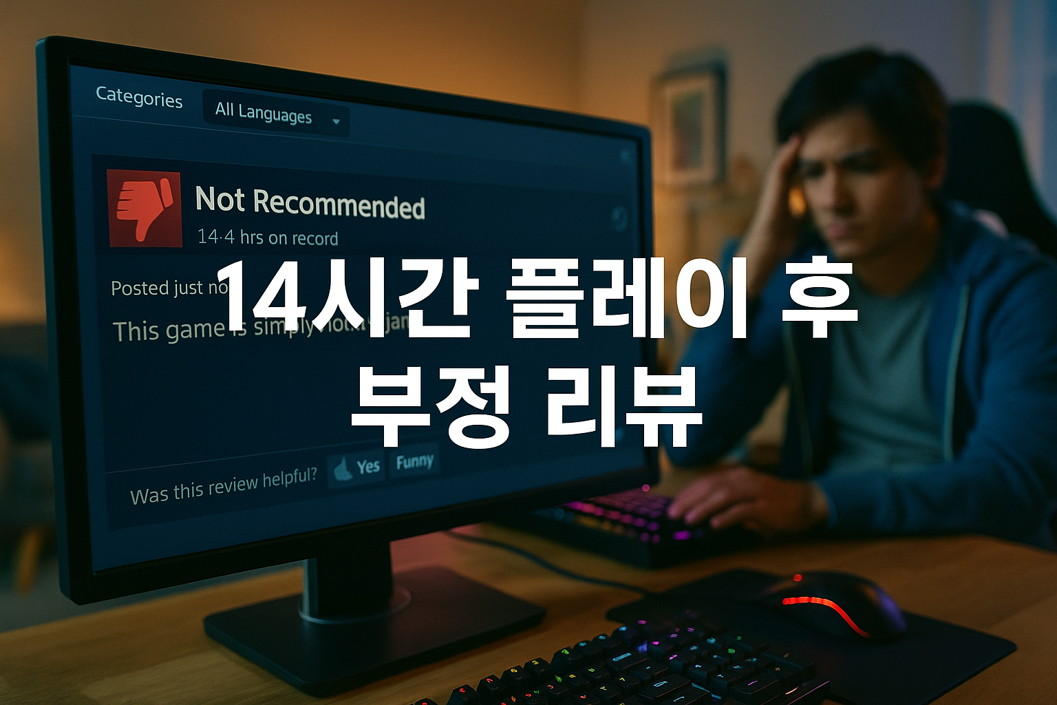 14시간 플레이하고 'AI 아트 때문에 재미없다' 리뷰 남긴 유저, 결국 2시간 더 플레이해 화제
