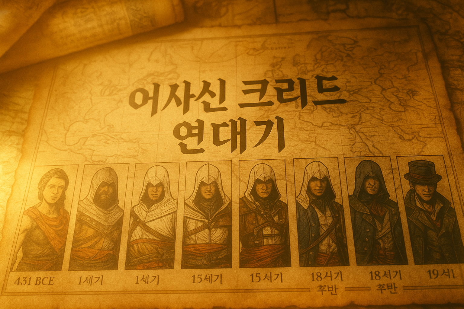 어새신 크리드 연대기 정리표에 '섀도우' 빠져서 팬들 웃음바다