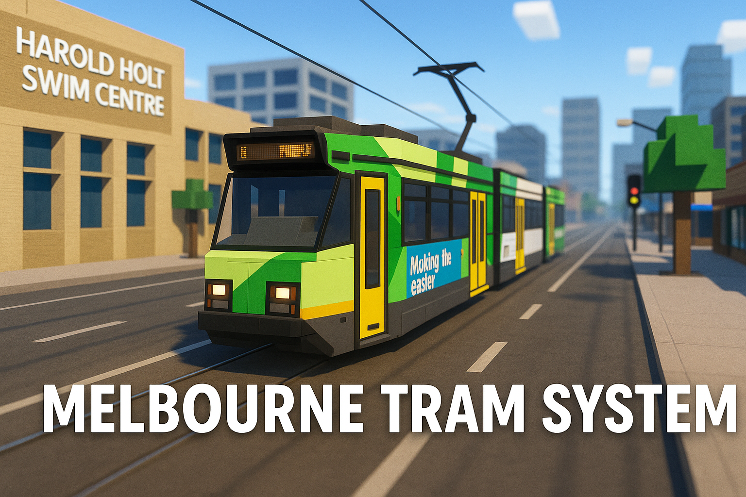 로블록스에서 멜버른 트램을 완벽 재현한 게이머, 화제 몰이