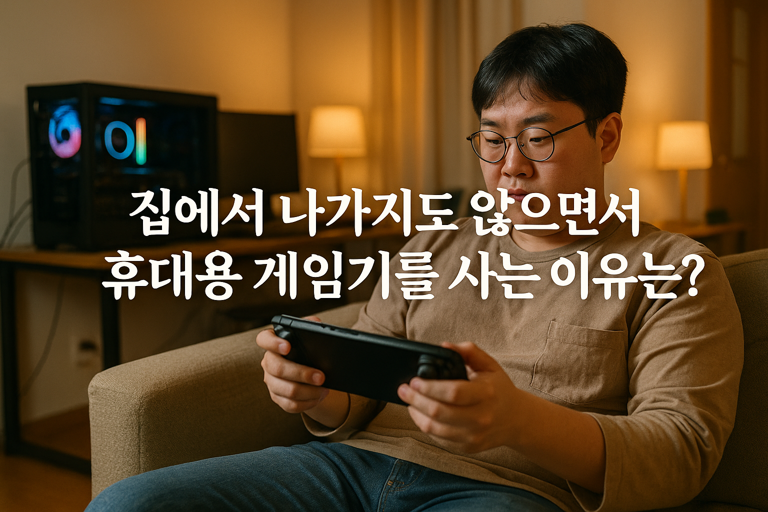 고성능 PC 두고 휴대용 게임기 사려는 집돌이들 '광대짓' 논란