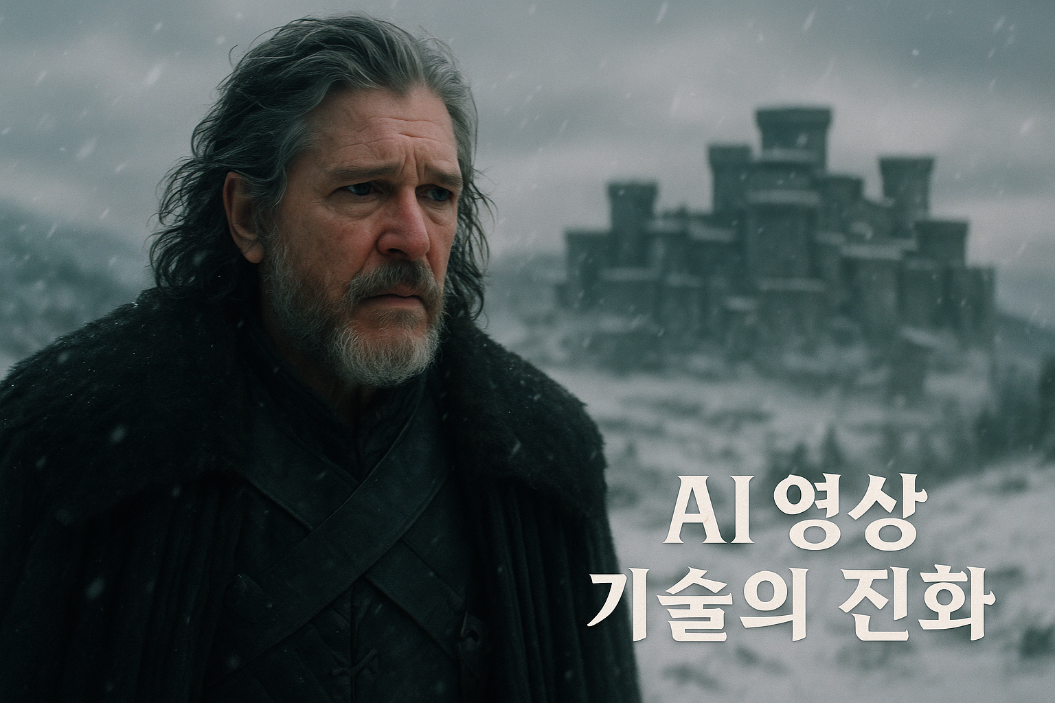 AI 영상 기술이 결국 여기까지... '왕좌의 게임' 종영 25년 후 존 스노우가 돌아왔다