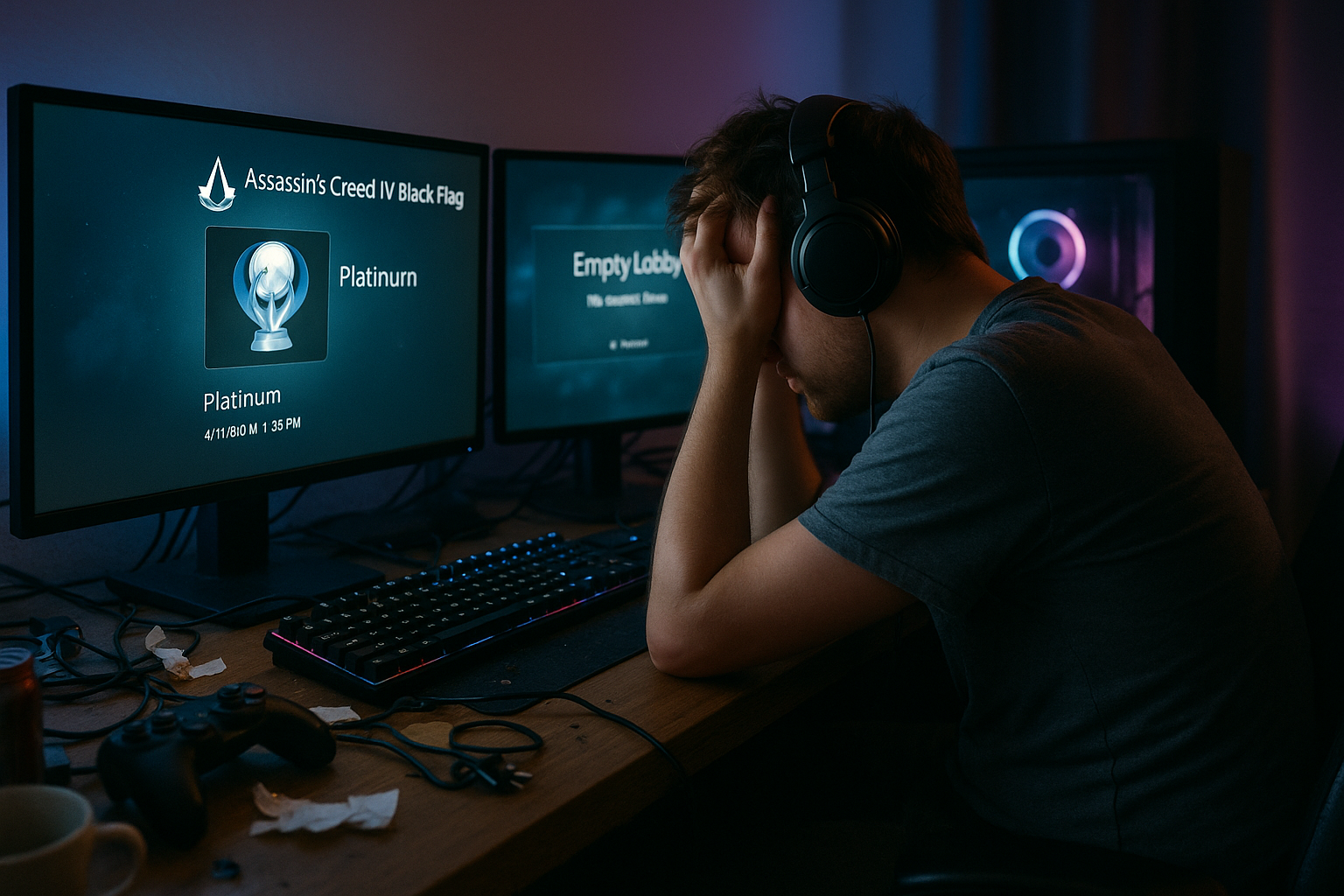 어쌔신 크리드 4: 블랙 플래그 플래티넘 달성에 '온라인 트로피'가 발목 잡는다는 유저들의 하소연