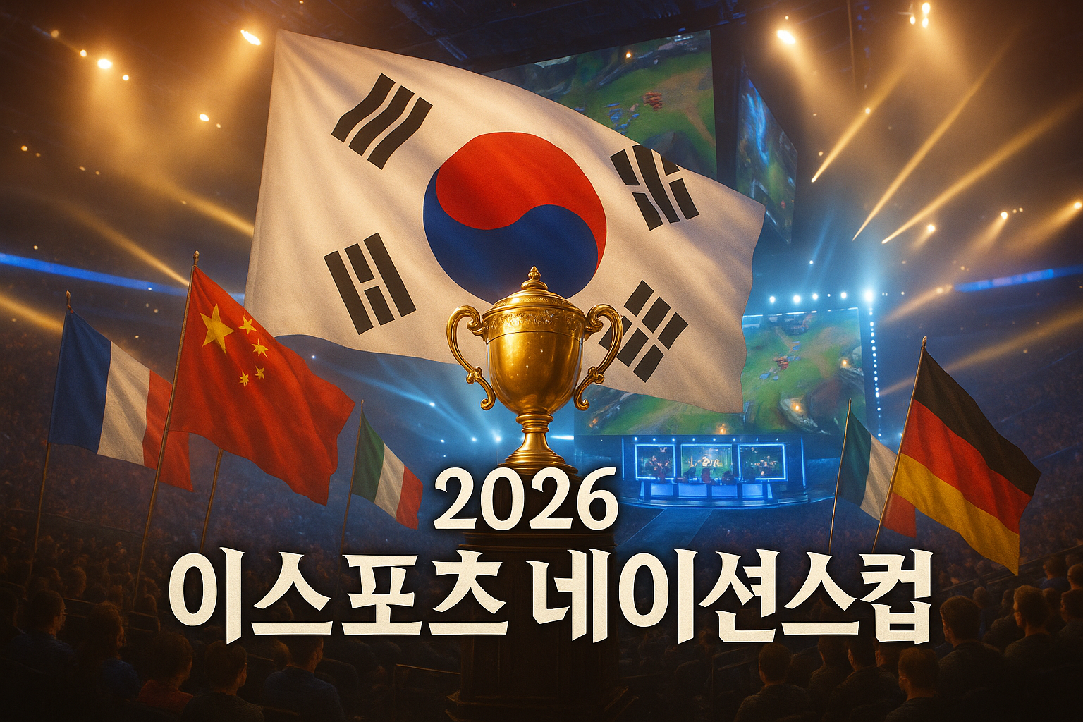 결국 한국이 우승? 롤 최초 국가대항전 '이스포츠 네이션스컵' 2026년 개최 확정