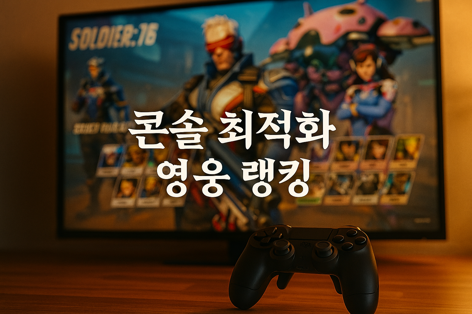 오버워치 콘솔 유저들이 뽑은 '진짜 쉬운 영웅' vs '지옥의 영웅' 랭킹