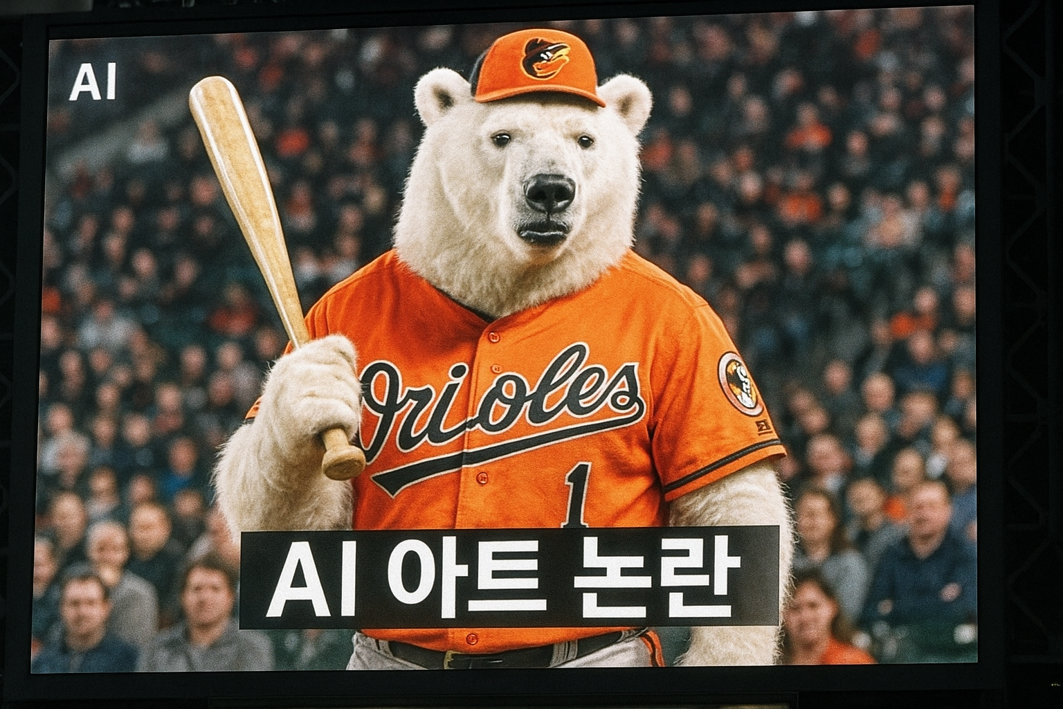 볼티모어 오리올스, AI 아트로 팬들 발칵 뒤집어놓다