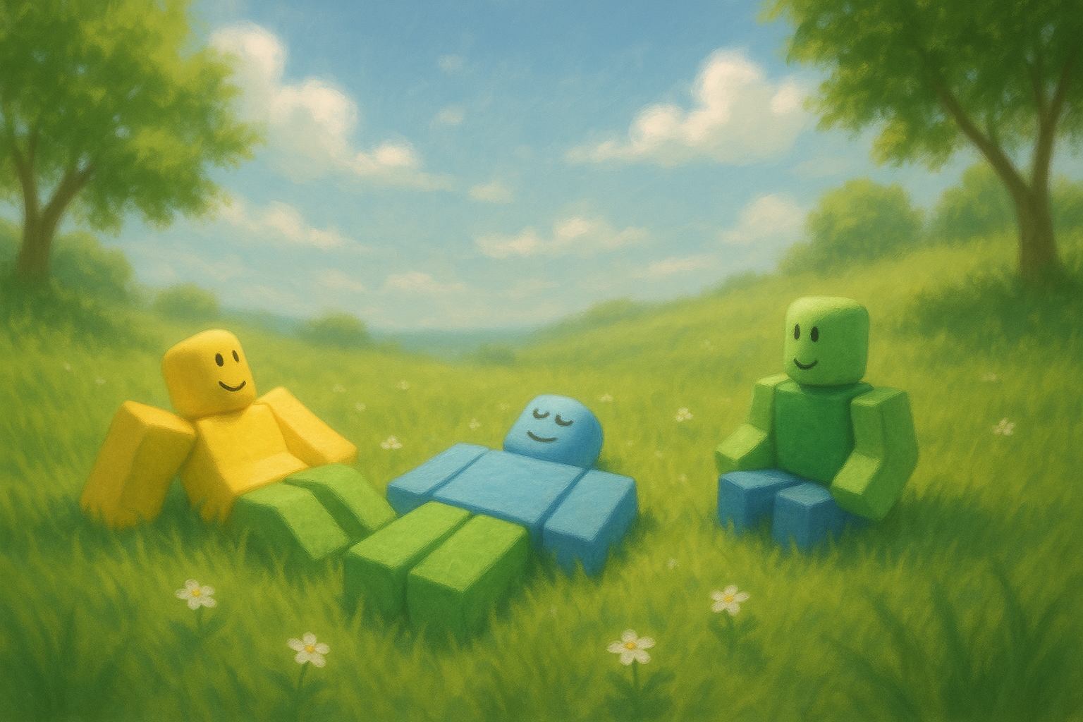 로블록스 아트 스타일 그림 한 장에 유저들 '감탄'... "이게 진짜 로블록스야?"