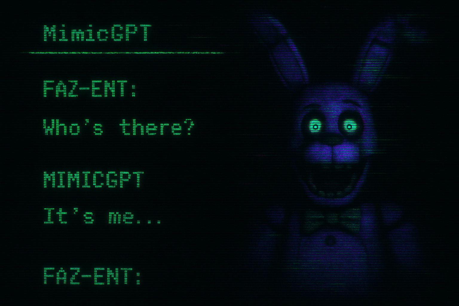 파이브 나이츠 앳 프레디스 팬들 충격, '글리치트랩'이 알고보니 AI가 만든 캐릭터였다