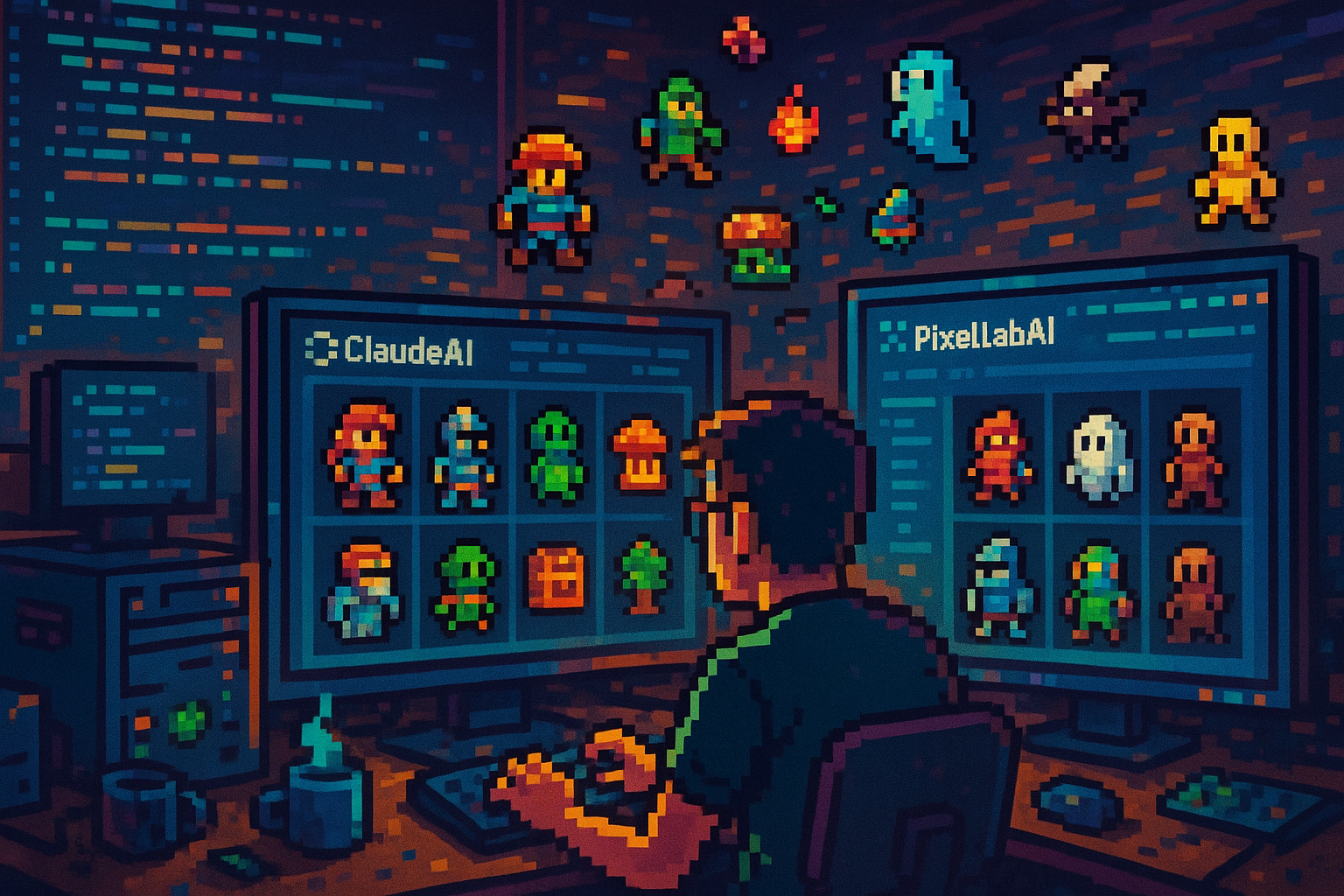 AI만으로 픽셀아트 게임 포트폴리오 제작한 개발자, 커뮤니티 '경악'