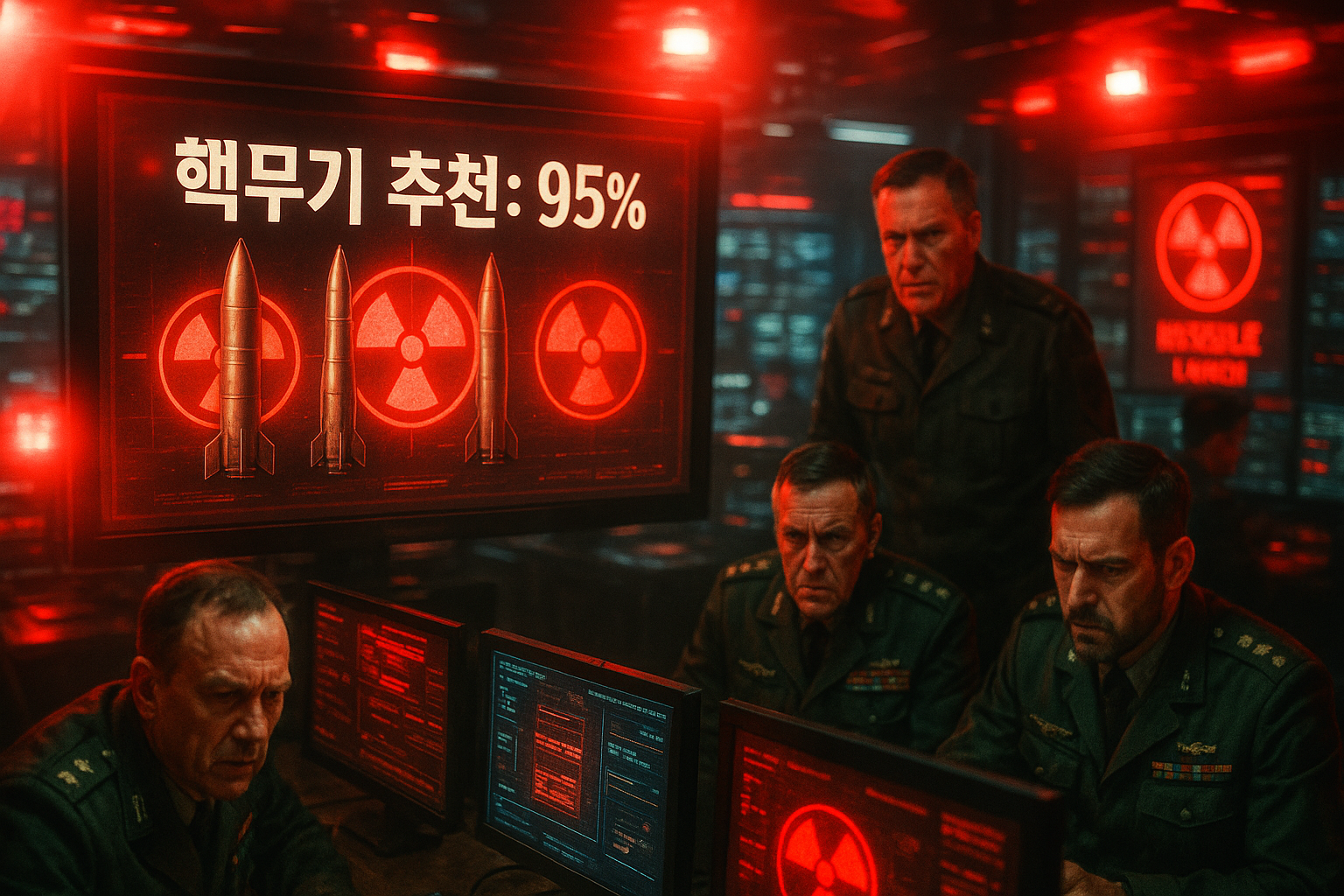 AI가 전쟁 시뮬레이션에서 핵무기를 95% 확률로 추천하는 충격적인 이유