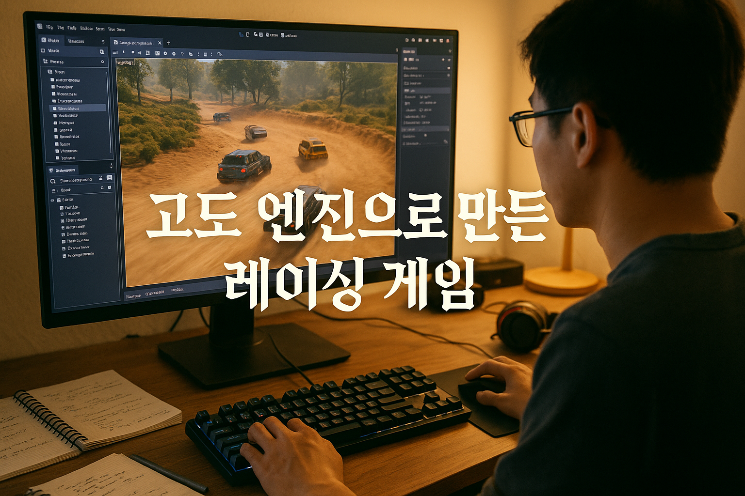 고도 엔진으로 만든 오프로드 레이싱 게임, AI 시연 영상에 개발자들 뜨거운 반응