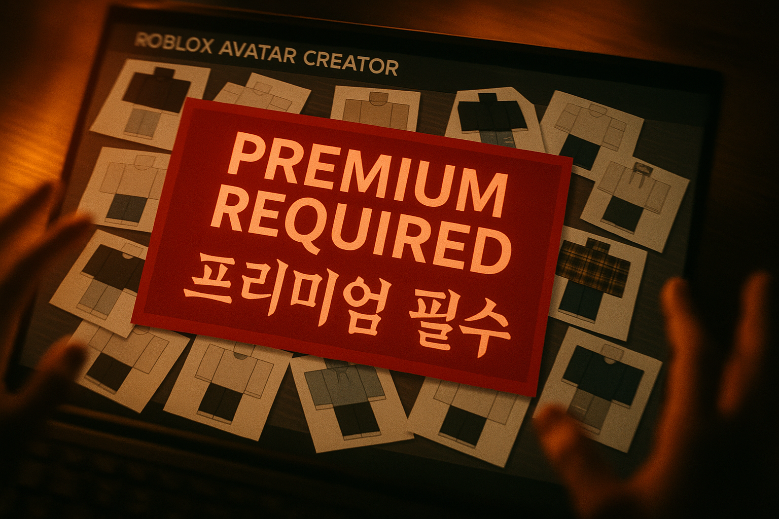 로블록스, 결국 2D 의상 제작자들에게 '프리미엄 강요' 시작