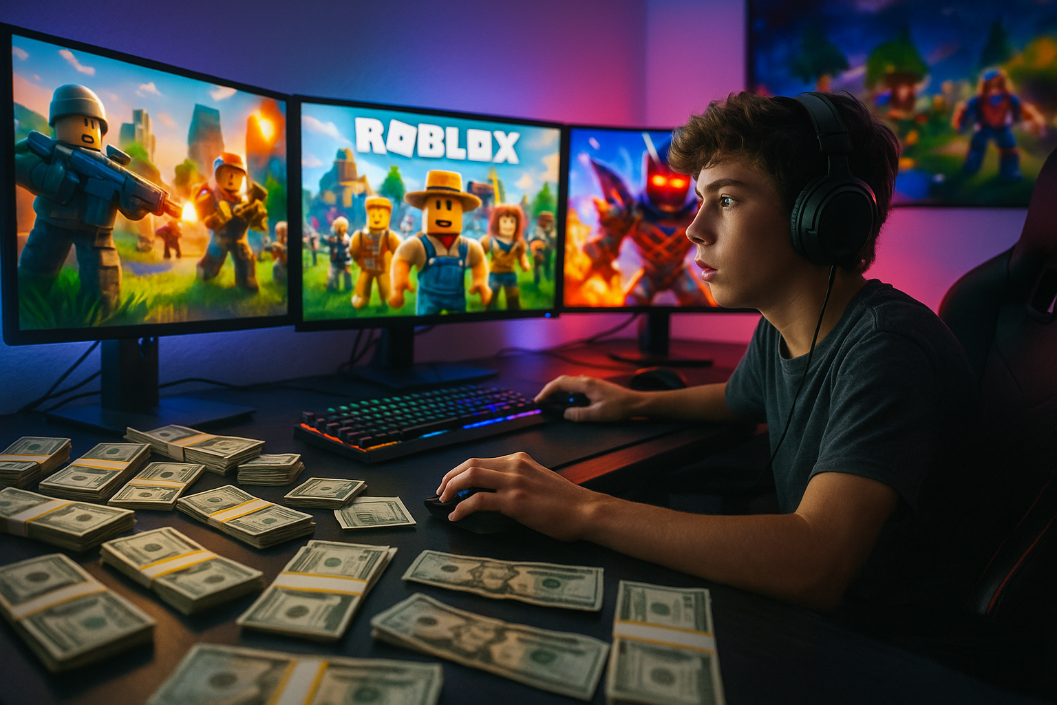 로블록스로 월 수억원 버는 10대들... 대형 게임사는 구조조정 중인데