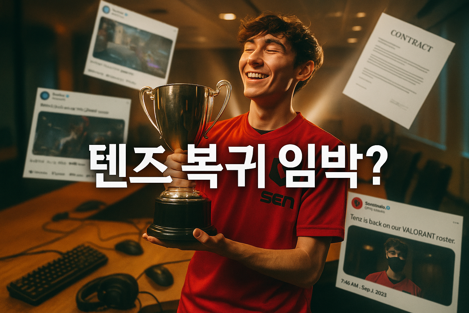 텐즈 에이전트가 밝힌 라이엇 승인 이슈의 진실, 결국 다른 게임 후원 때문?