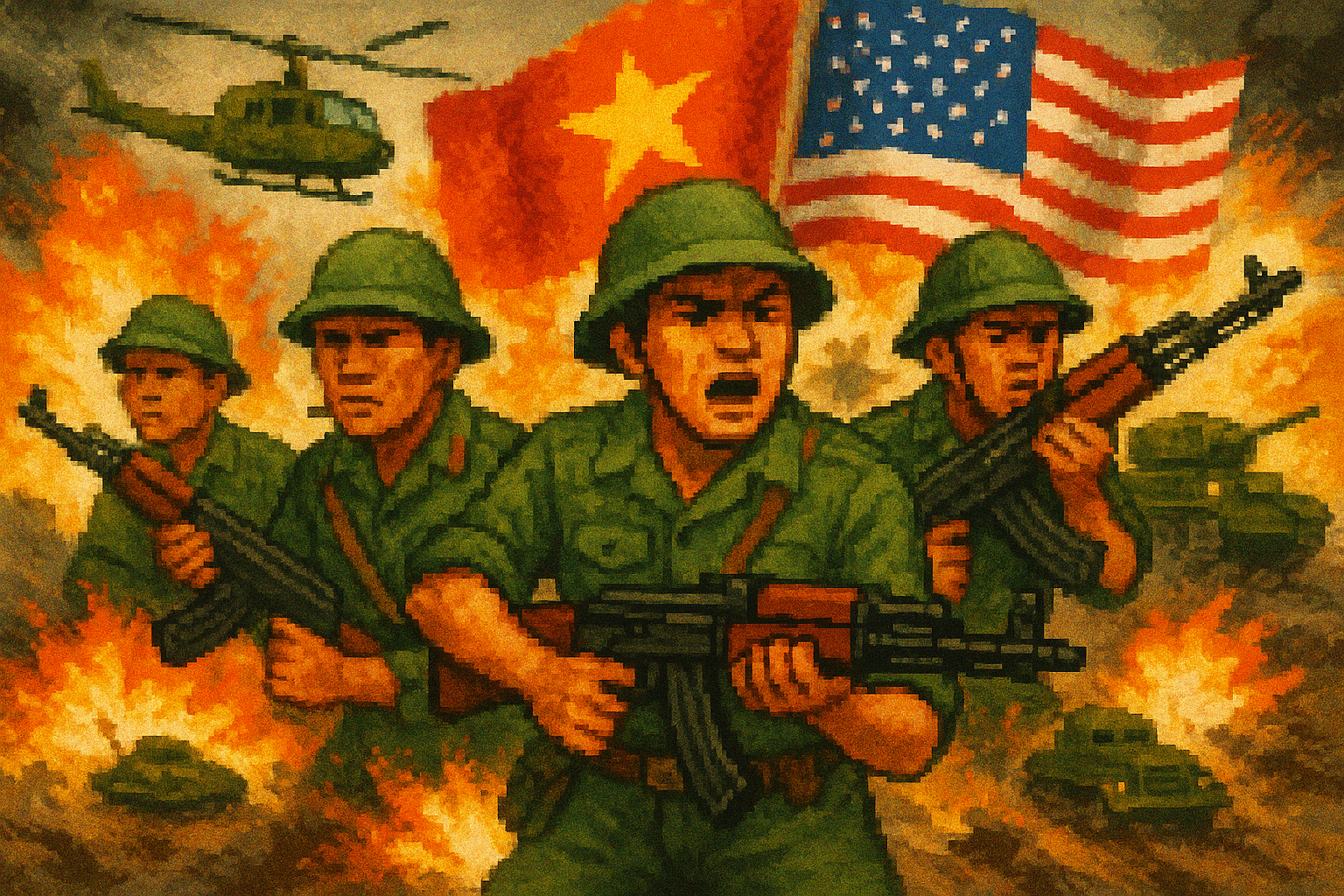 베트남 개발사가 만든 '미군 침공' 게임, 정작 베트남어는 없어서 발칵