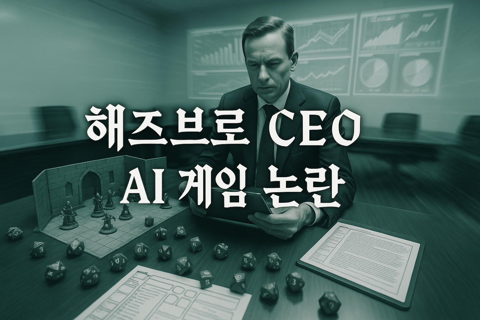 해즈브로 CEO 'AI로 D&D 게임 돌리고 있다'고 자랑했다가 유저들 발칵