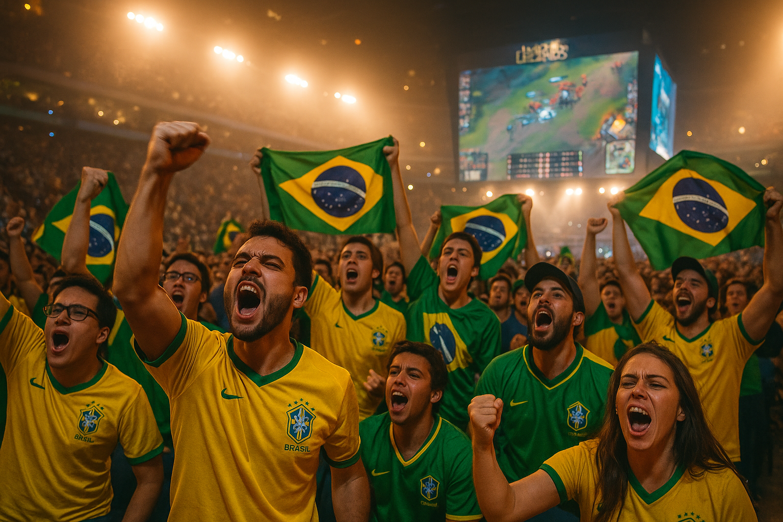 브라질 롤 팬들의 열정은 가르칠 수 없다 - 퍼스트 스탠드를 앞둔 브라질 이스포츠 생태계 분석