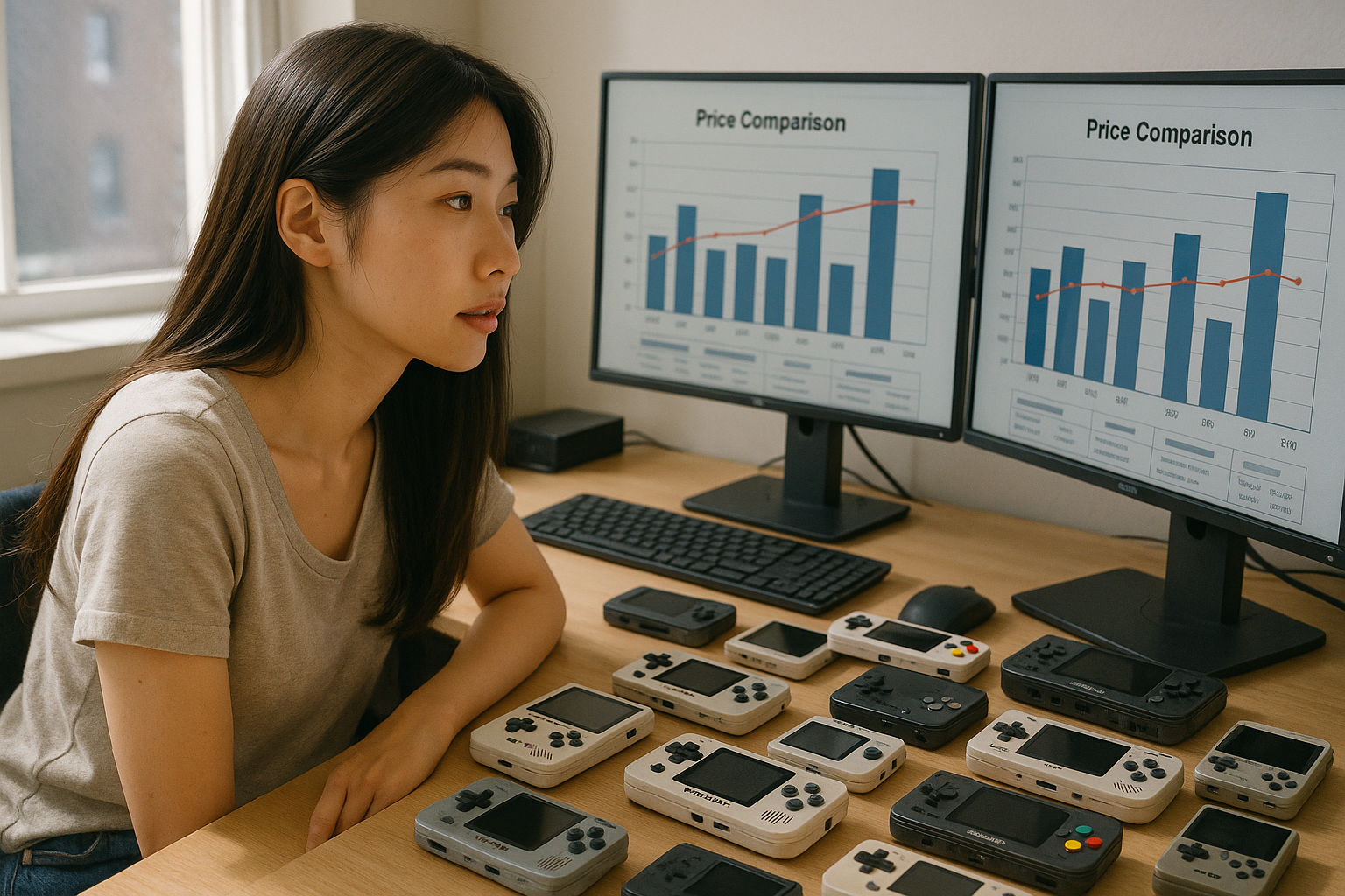 개발자가 1년간 80만 장 이미지 검토해서 만든 휴대용 게임기 가격비교 사이트 화제