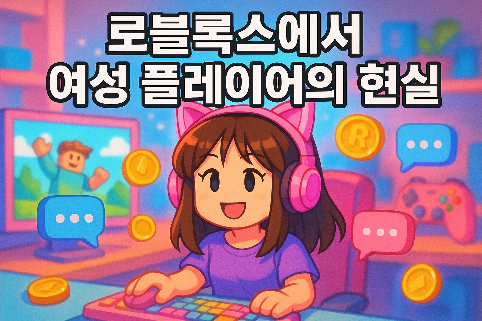 로블록스에서 여성 플레이어로 살아남기가 이렇게 힘들다고?