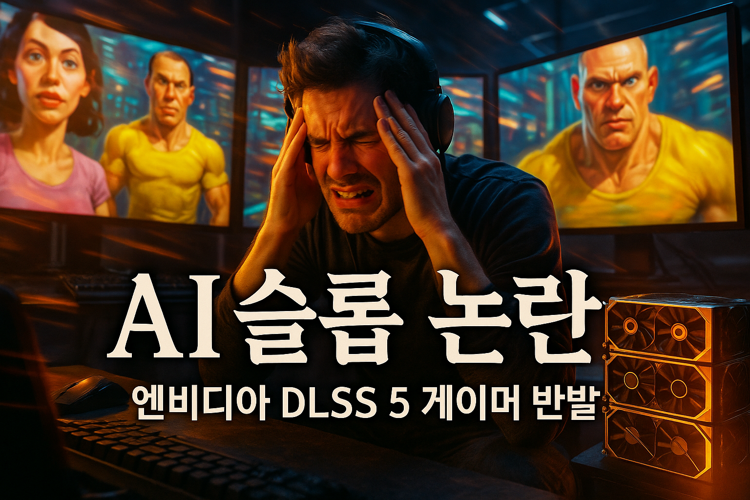 엔비디아 DLSS 5, 게이머들 사이에서 'AI 쓰레기'로 불리며 논란