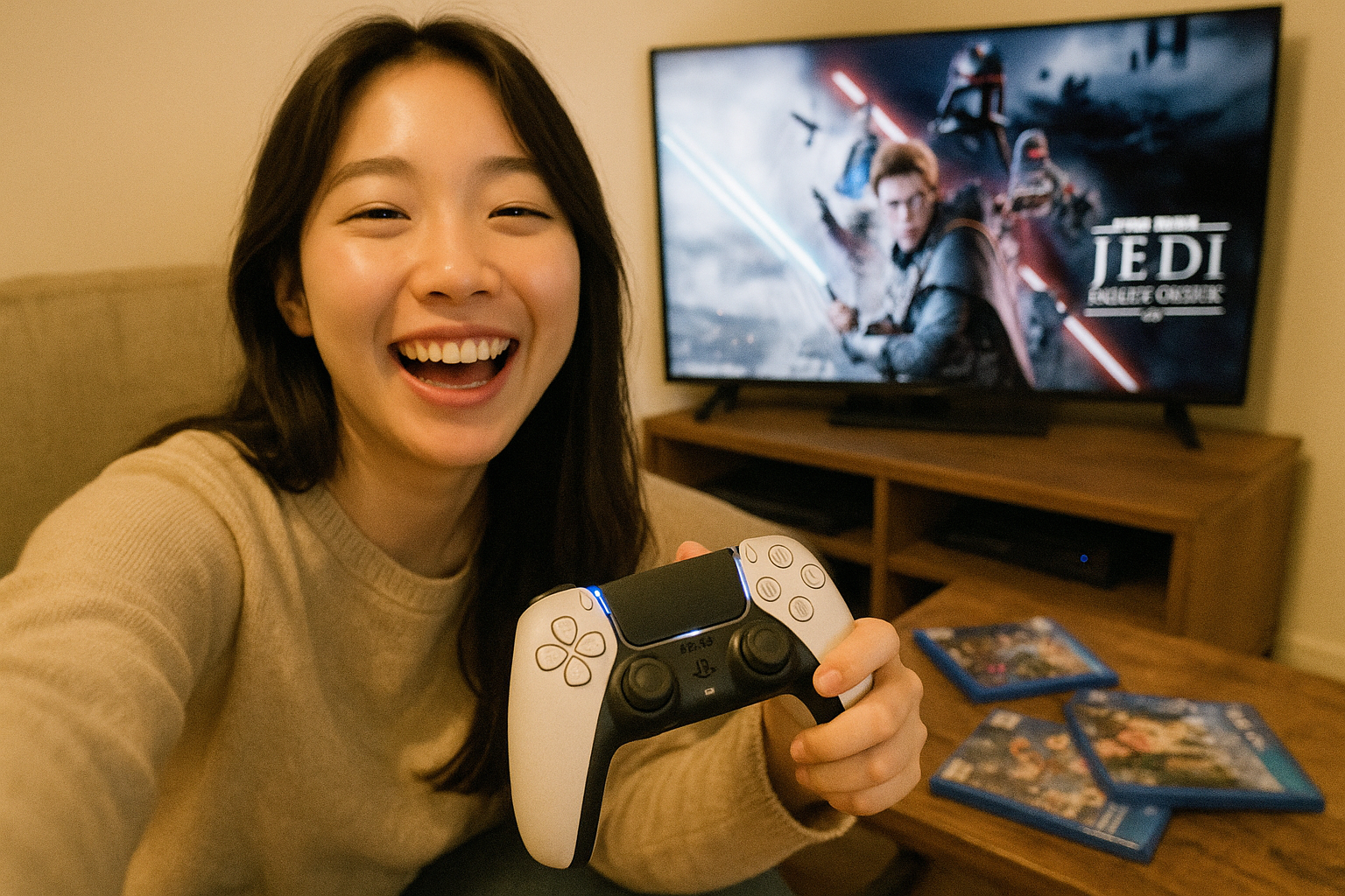 첫 콘솔 샀다며 자랑하는 게이머, 알고 보니 제다이 오더 팬이었다