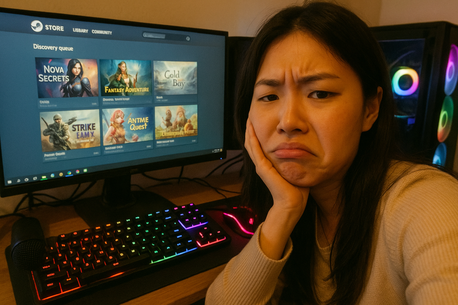 스팀 유저들 발칵, "AI 게임 따로 분류해달라" 요구 봇물