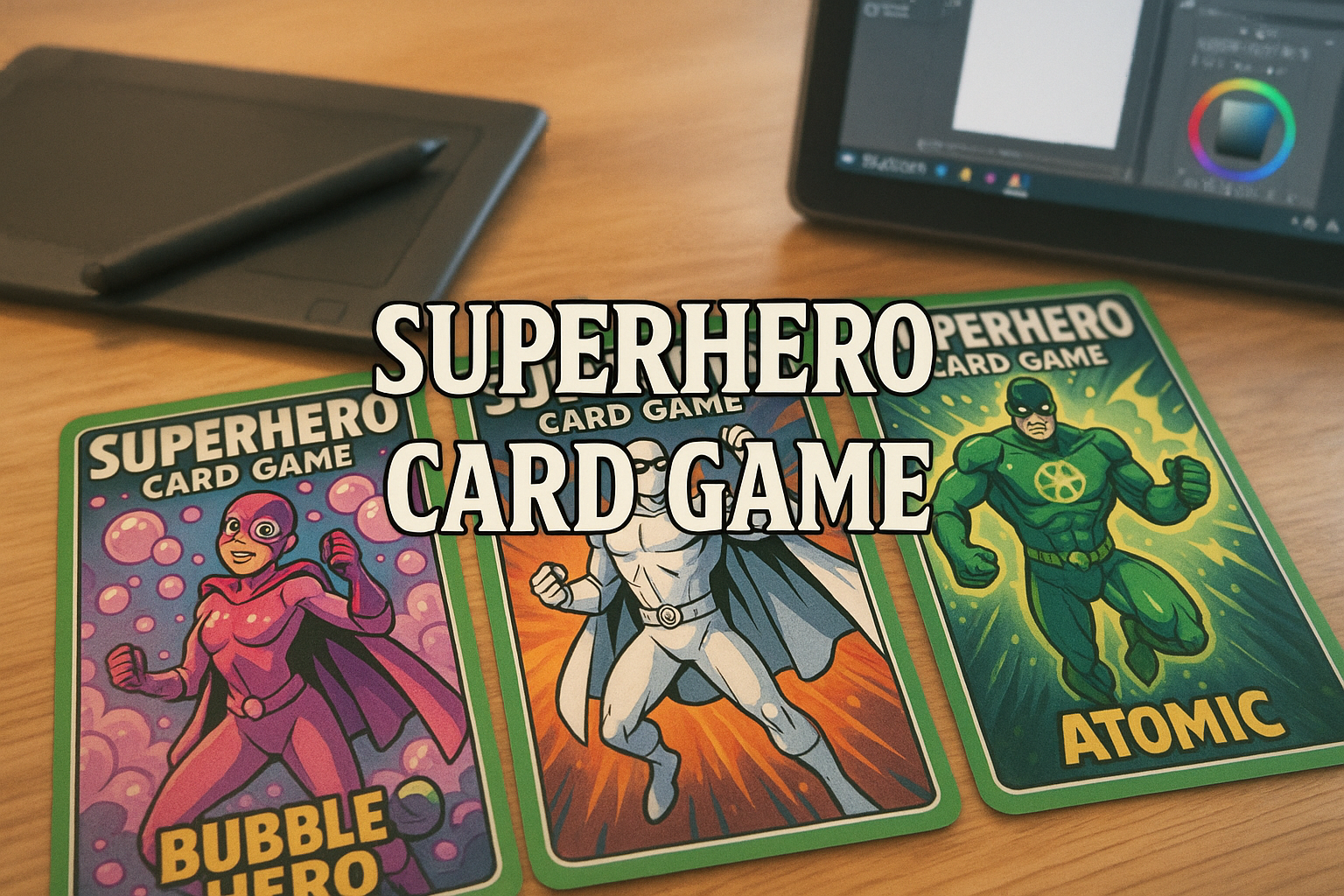 개발자가 만든 슈퍼히어로 카드게임, '미스터 블리치' 디자인으로 논란 폭발