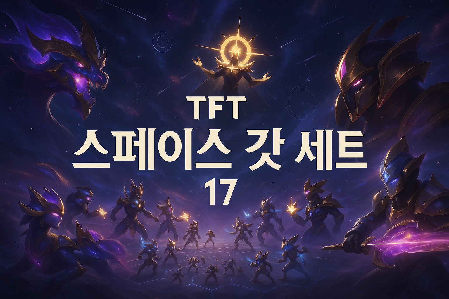 TFT 17번째 세트명 '스페이스 갓' 공개... 우주신들의 전장이 온다