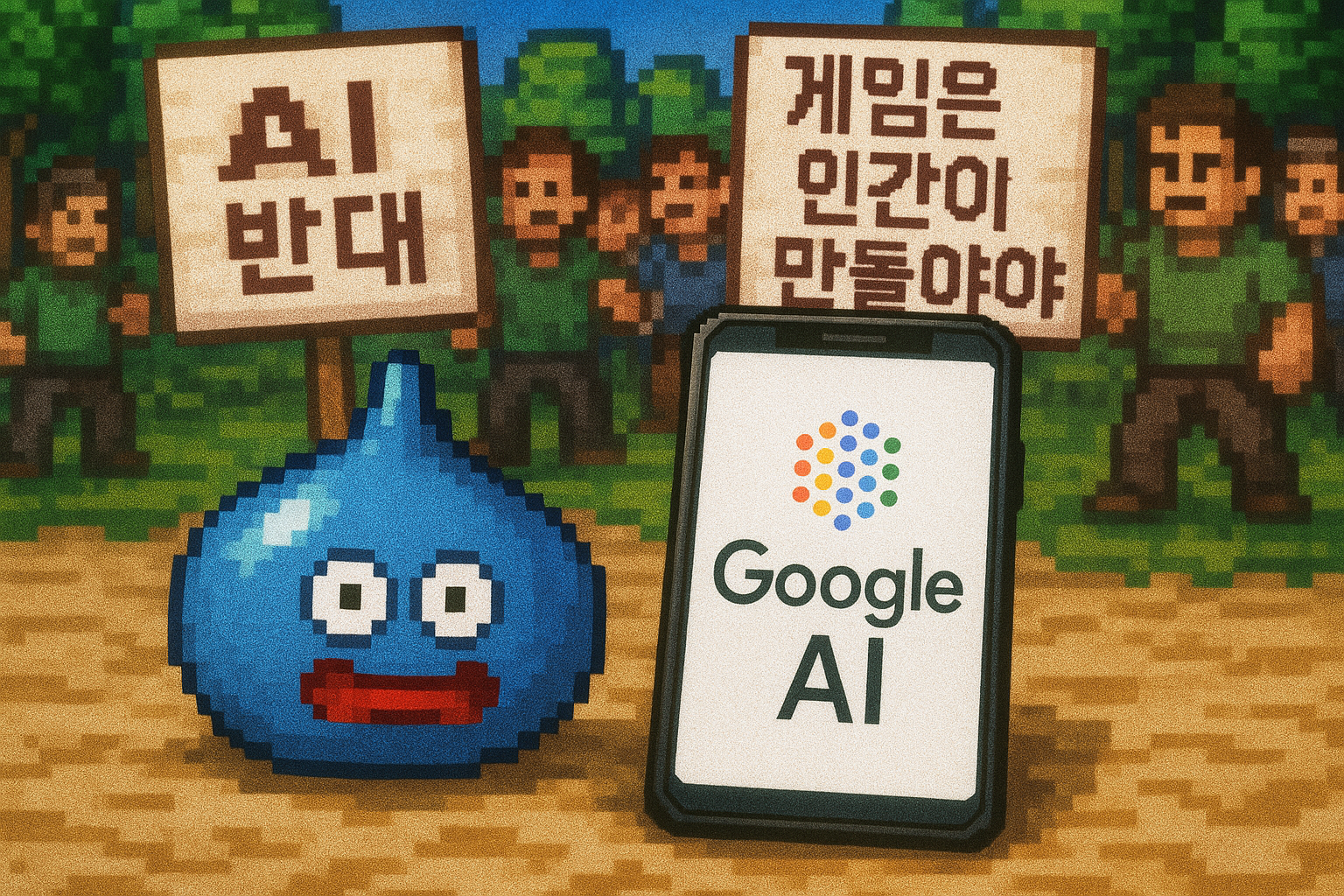 드래곤 퀘스트 X에 구글 AI 도입, 게이머들 반발 거세져