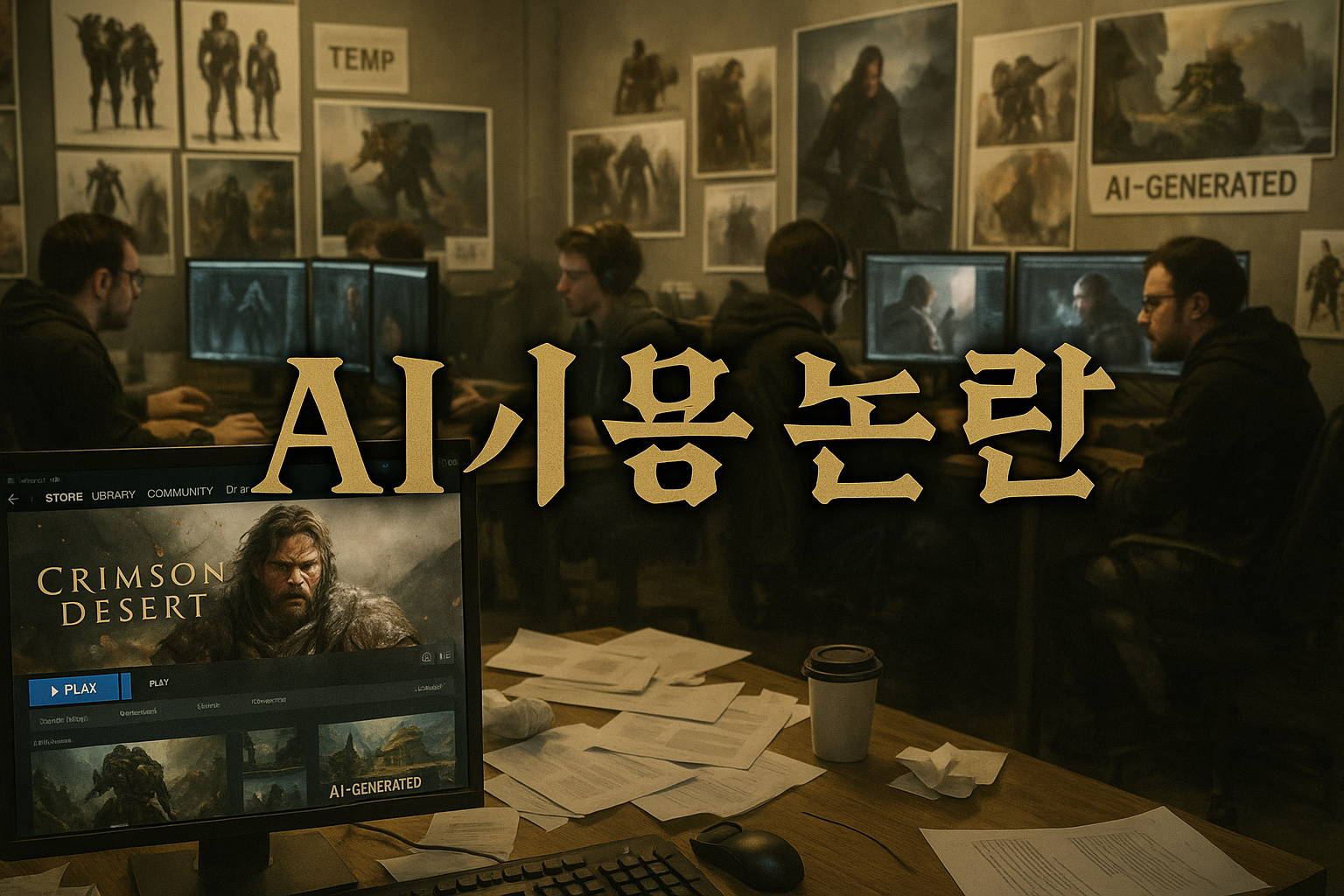 크림슨 데저트 개발사, AI 사용 논란에 결국 사과문 발표