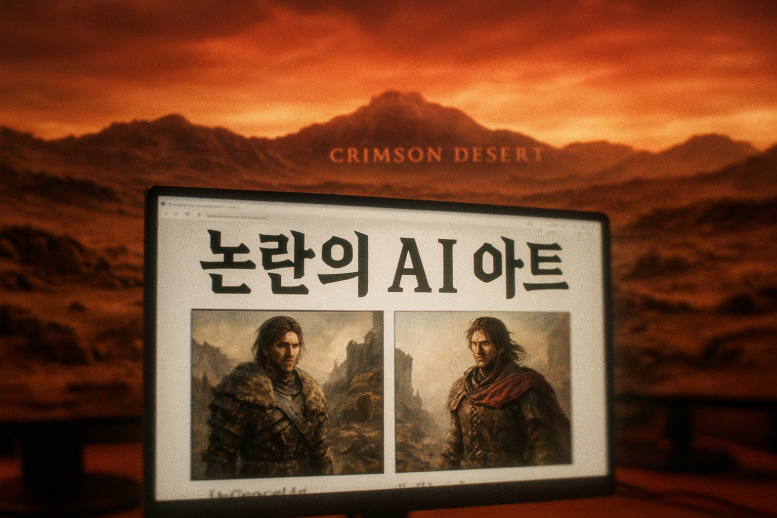 크림슨 데저트 개발사, "실수로" AI 생성 아트 게임에 남겨둔 것 인정해 논란