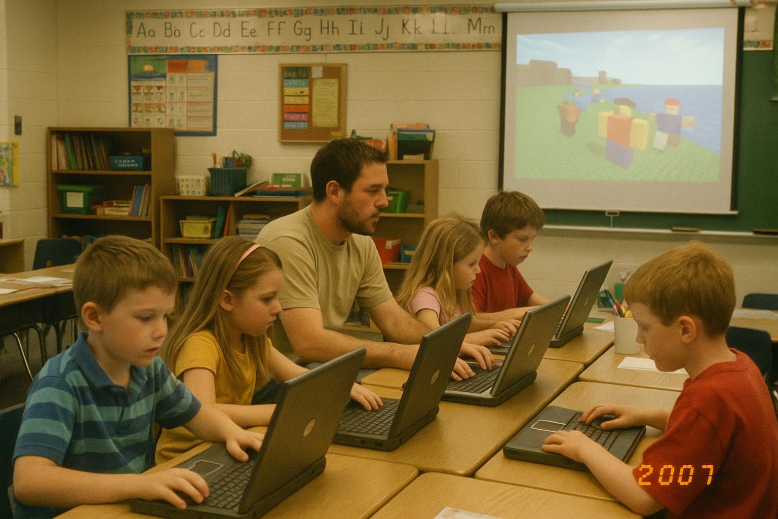 로블록스 창립자가 2007년 초등학생들과 게임 테스트하던 모습 공개돼 '충격'