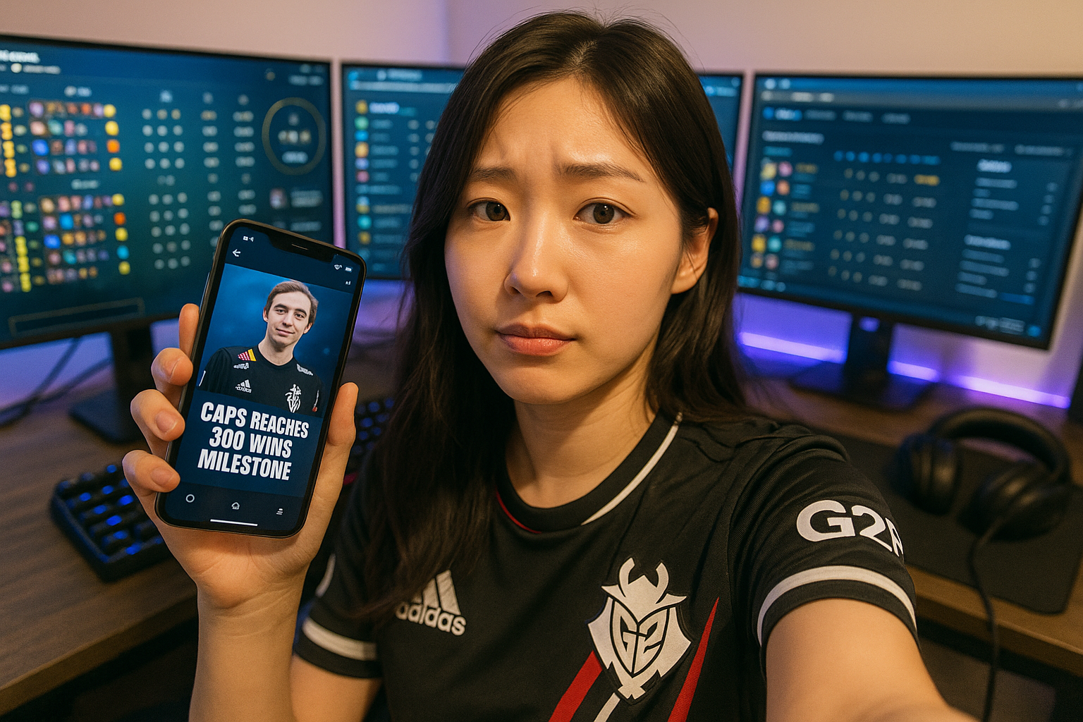 캡스, 국제대회 100패 첫 달성자 되며 새 이정표 세워