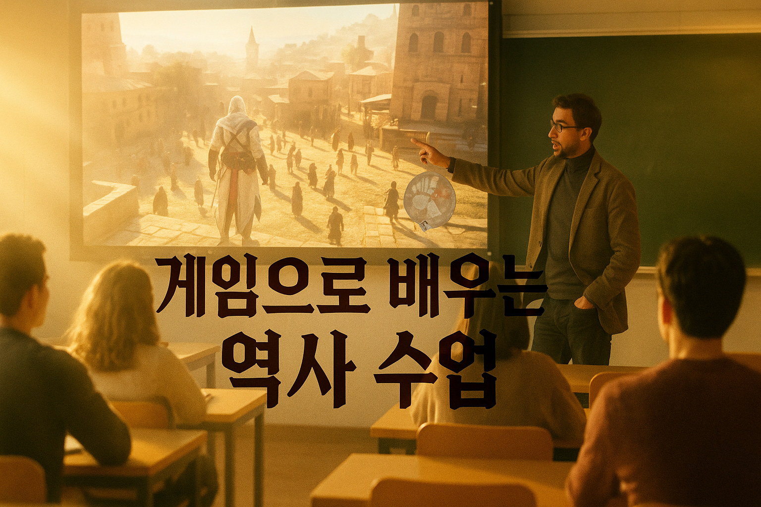 역사 교수가 어쌔신 크리드로 수업한다고? 게이머들 '최고의 선생님' 극찬