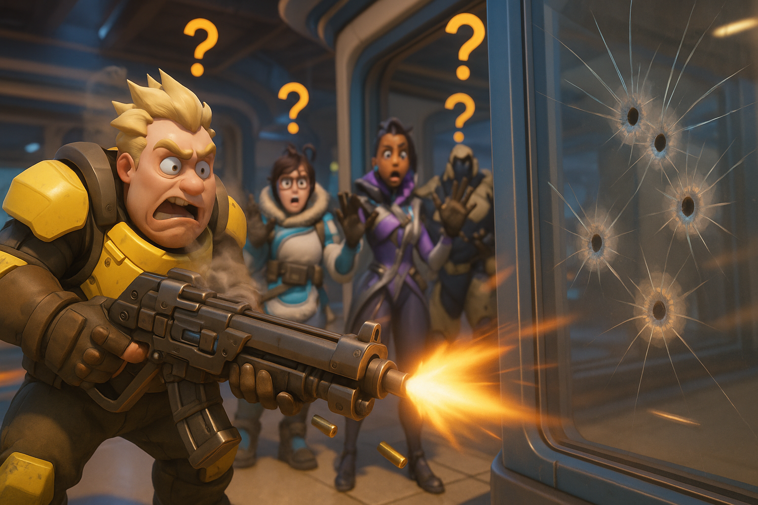 오버워치에서 AI가 게임하고 있다? 유저들이 발견한 충격적인 플레이어