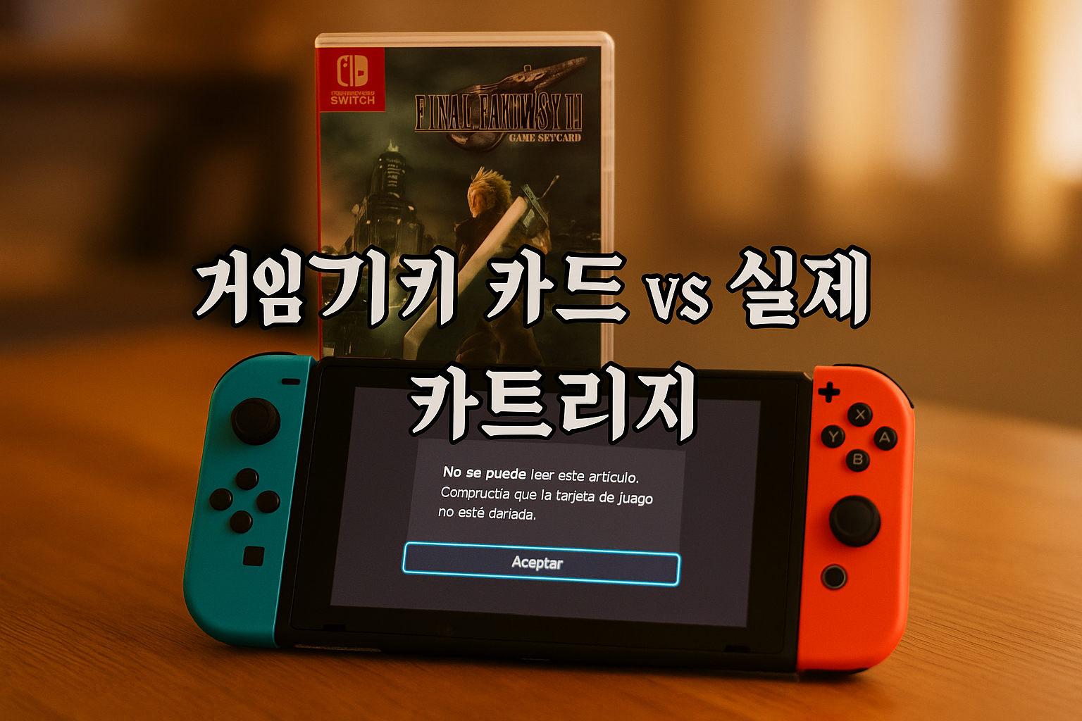 스위치 게이머 충격, '파이널 판타지 7 리메이크' 샀는데 게임이 없다