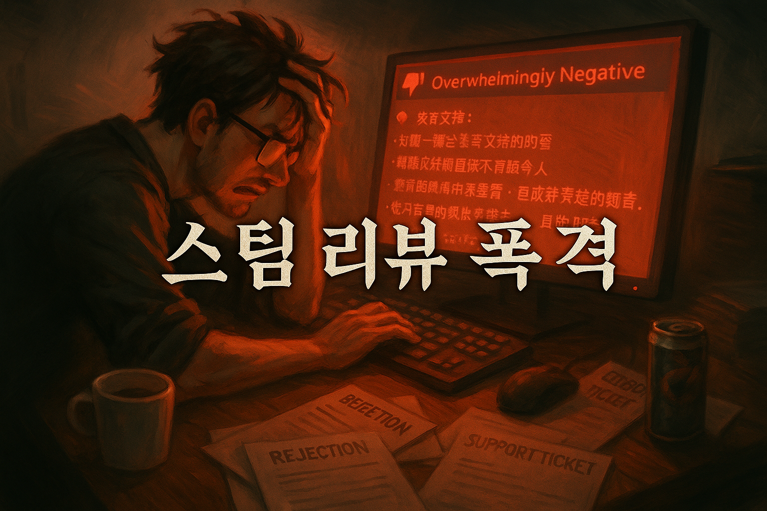 인디 개발자 9개월간 중국 유저들의 리뷰 폭격에 시달려도 스팀은 외면