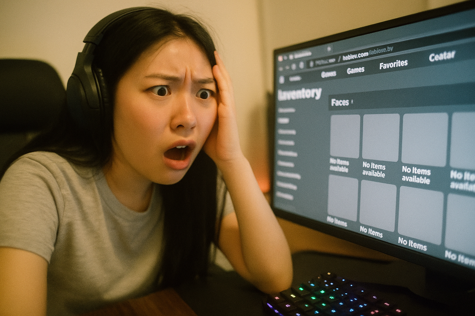 로블록스가 자기가 만든 얼굴을 밴 시켜버렸다