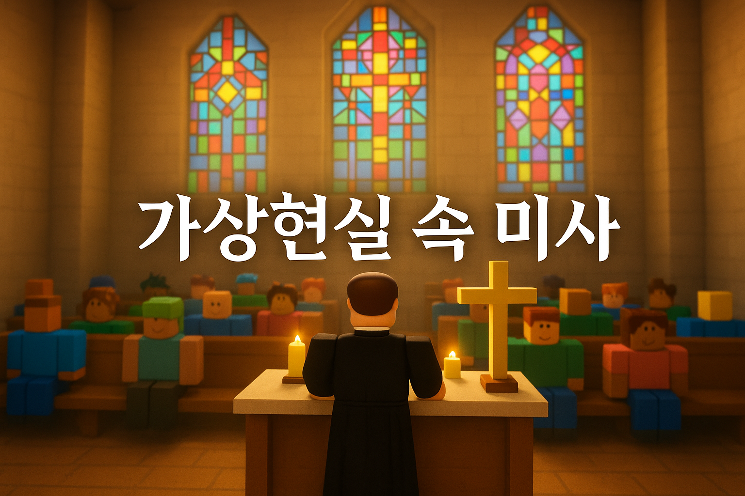 로블록스에서 미사? 필리핀 신부의 파격적인 전도법이 화제