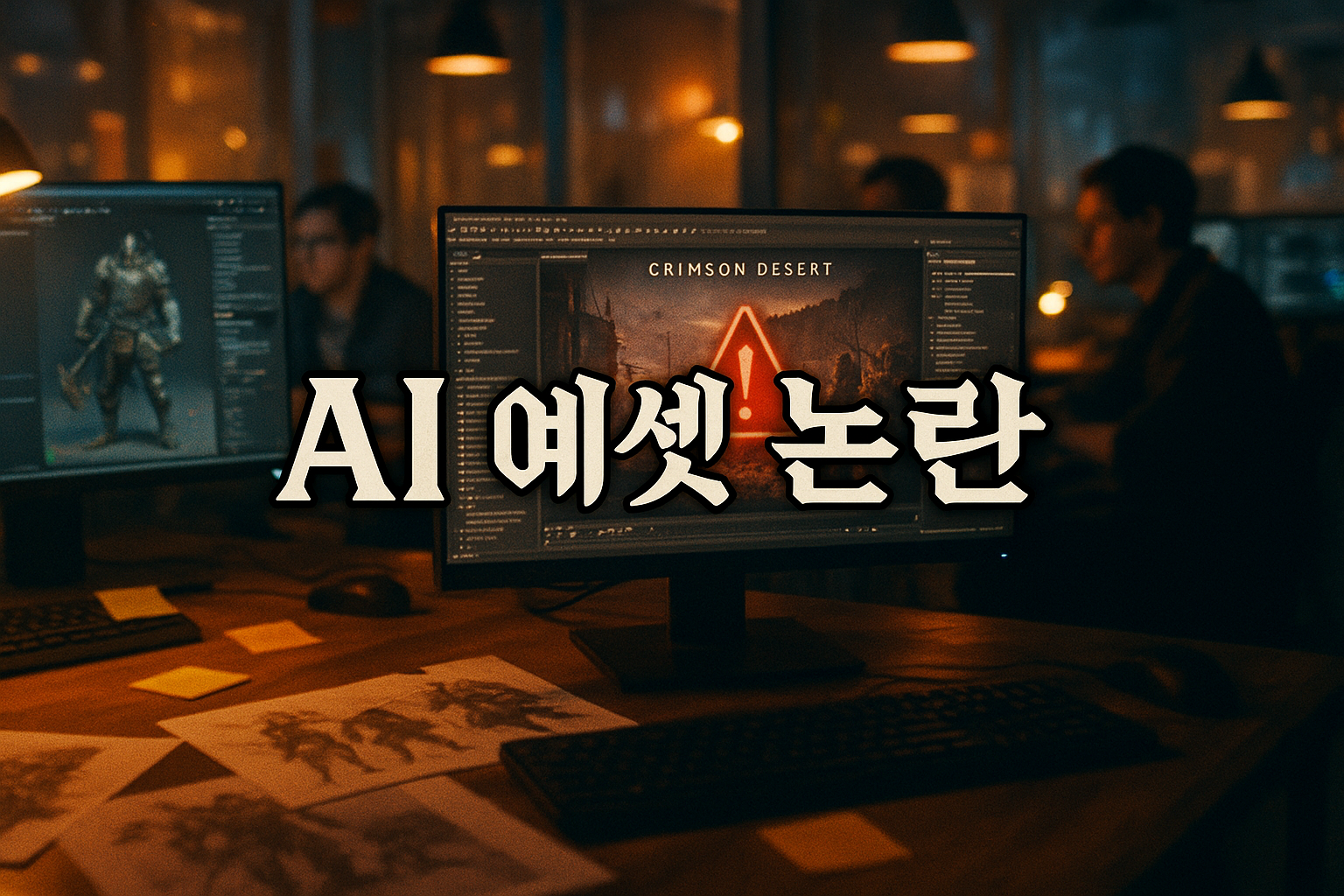 크림슨 데저트, AI 생성 이미지 실수로 게임에 포함되어 발칵 뒤집힌 스팀 커뮤니티