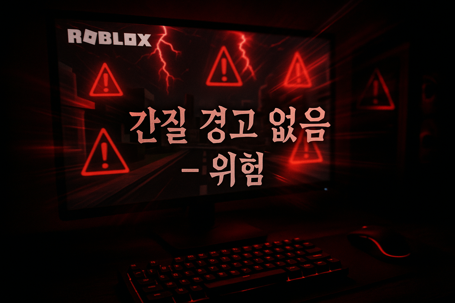 로블록스 호러 게임, 간질 발작 위험에도 경고 없이 서비스 중... 유저들 발칵