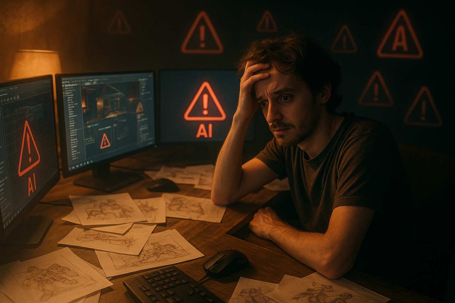 베테랑 인디 개발자, AI 도용 우려로 신작 공개 주저하며 충격