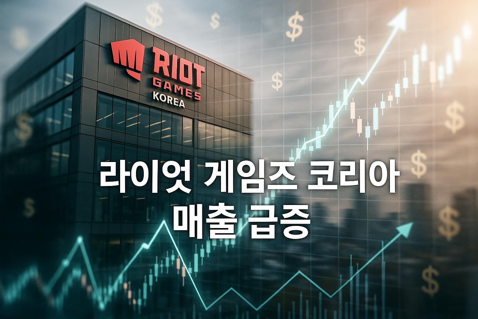 라이엇 게임즈 코리아, 2025년 매출 4,470억원 돌파하며 영업이익 2배 급증