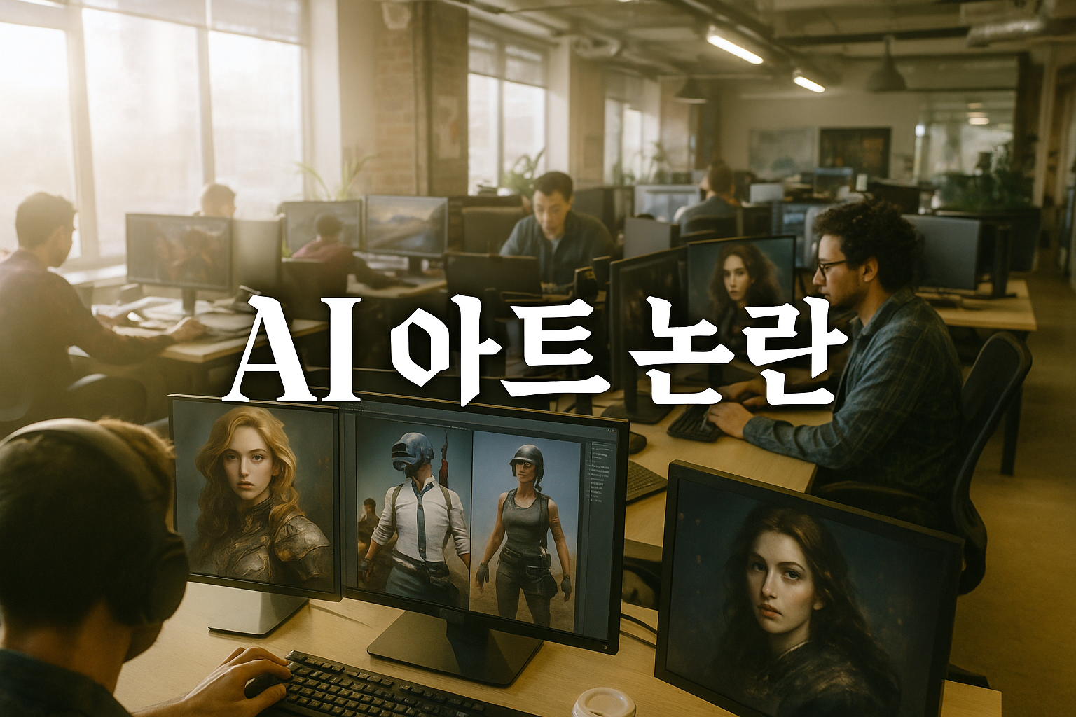 배그 개발사 대표 "AI 아트 써도 게임만 재밌으면 괜찮다" 발언에 게이머들 반응 엇갈려