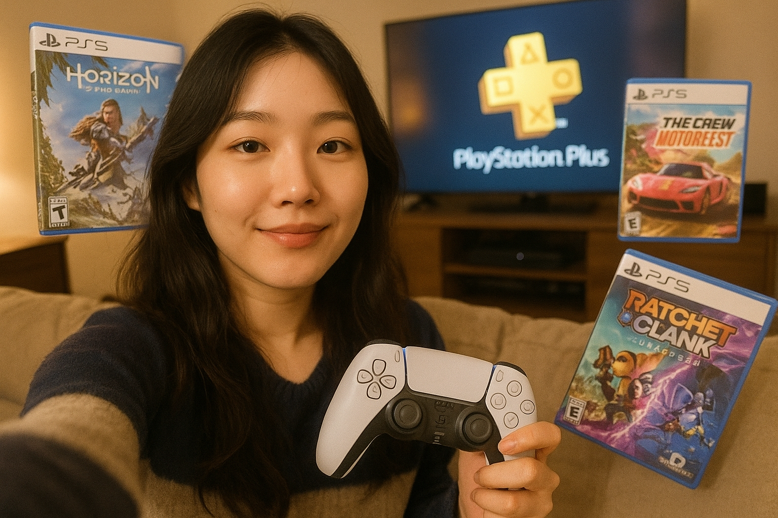 PS 플러스 4월 라인업 공개, 호라이즌 제로 던 리마스터드와 더 크루 모터페스트 등장