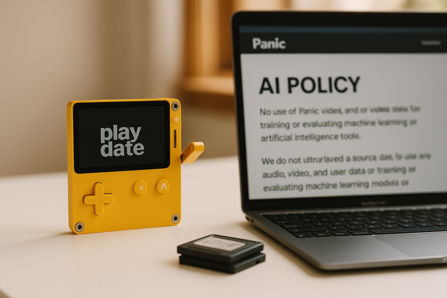 결국 패닉이 선택한 길, 플레이데이트 카탈로그에서 AI 생성 게임 완전 차단